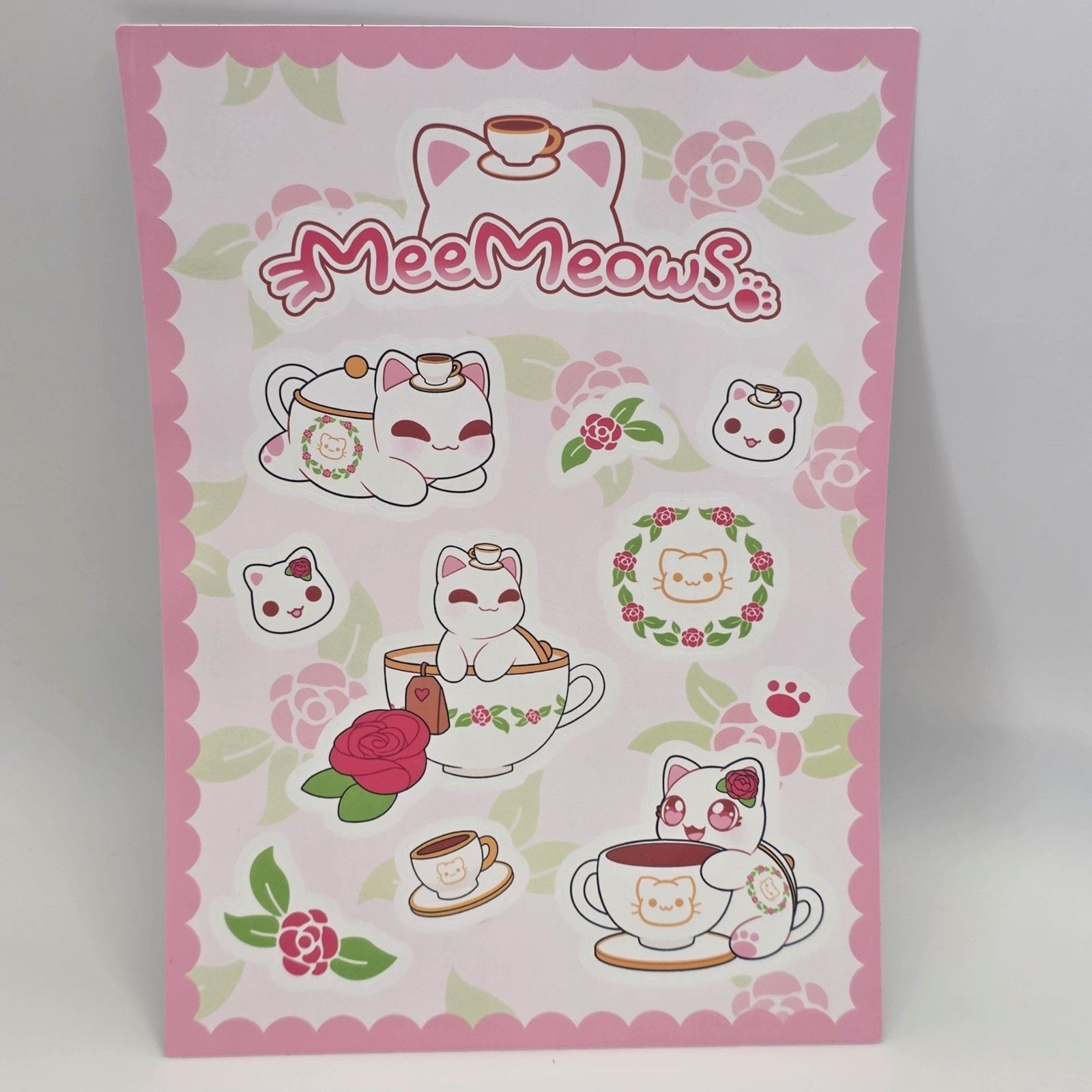 Aphmau Meemeows Tea Cat Stickers