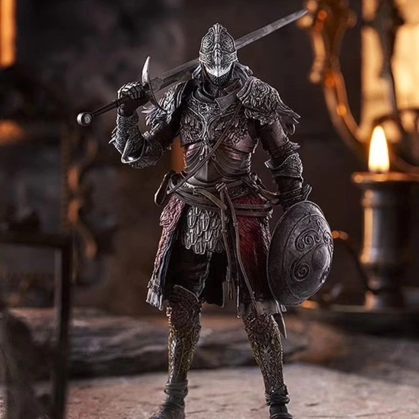 Elden Ring Vargram the Raging Wolf 18cm PVC GK Model Figure Statue Toy w/Weapon