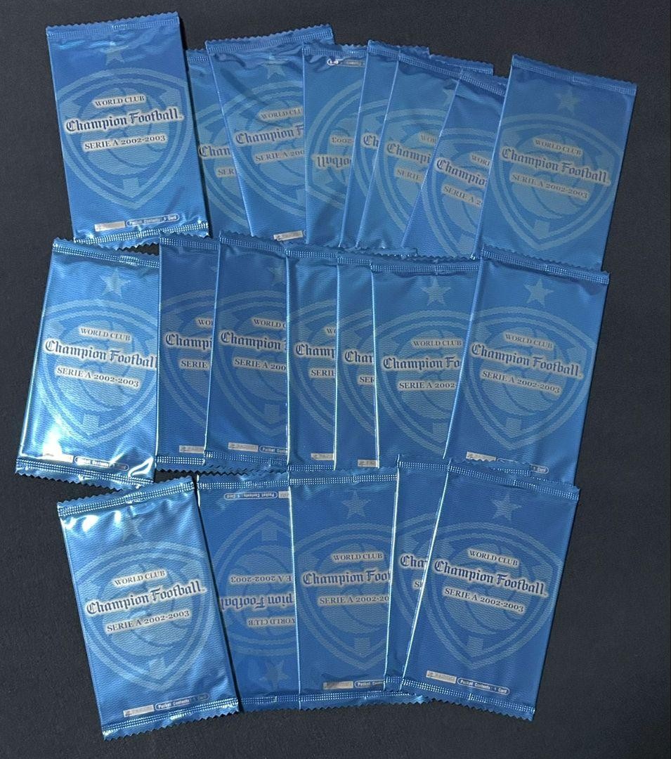 WCCF Serie A 2002-2003 Unopened Pack Lot of 20 Collectible Cards WCCF Serie A 2002-2003 Unopened Pack Lot of 20 Collectible Cards