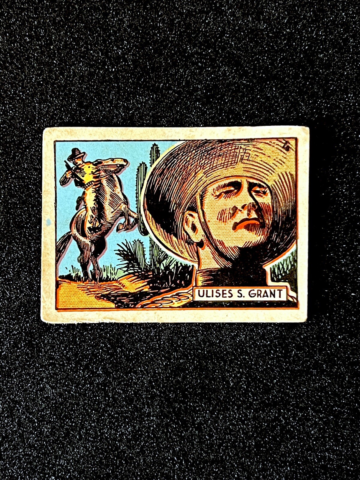 1940 Ulysses S. Grant Vintage Spanish Card #4 ULTRA RARE 