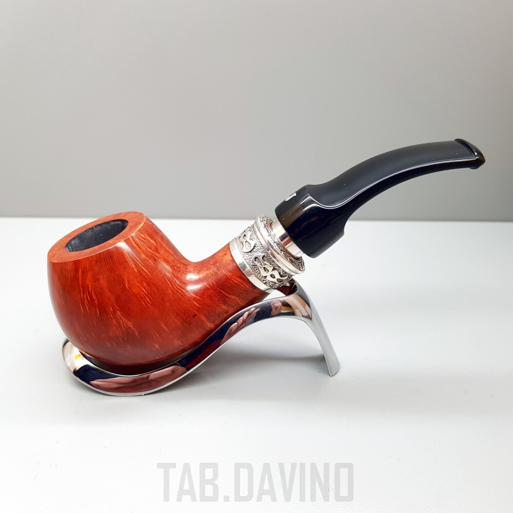 SER JACOPO PIPE WITH SMOOTH GEM DELIGHT THE SMOKE C HANDMADE IN ITALY SJG15