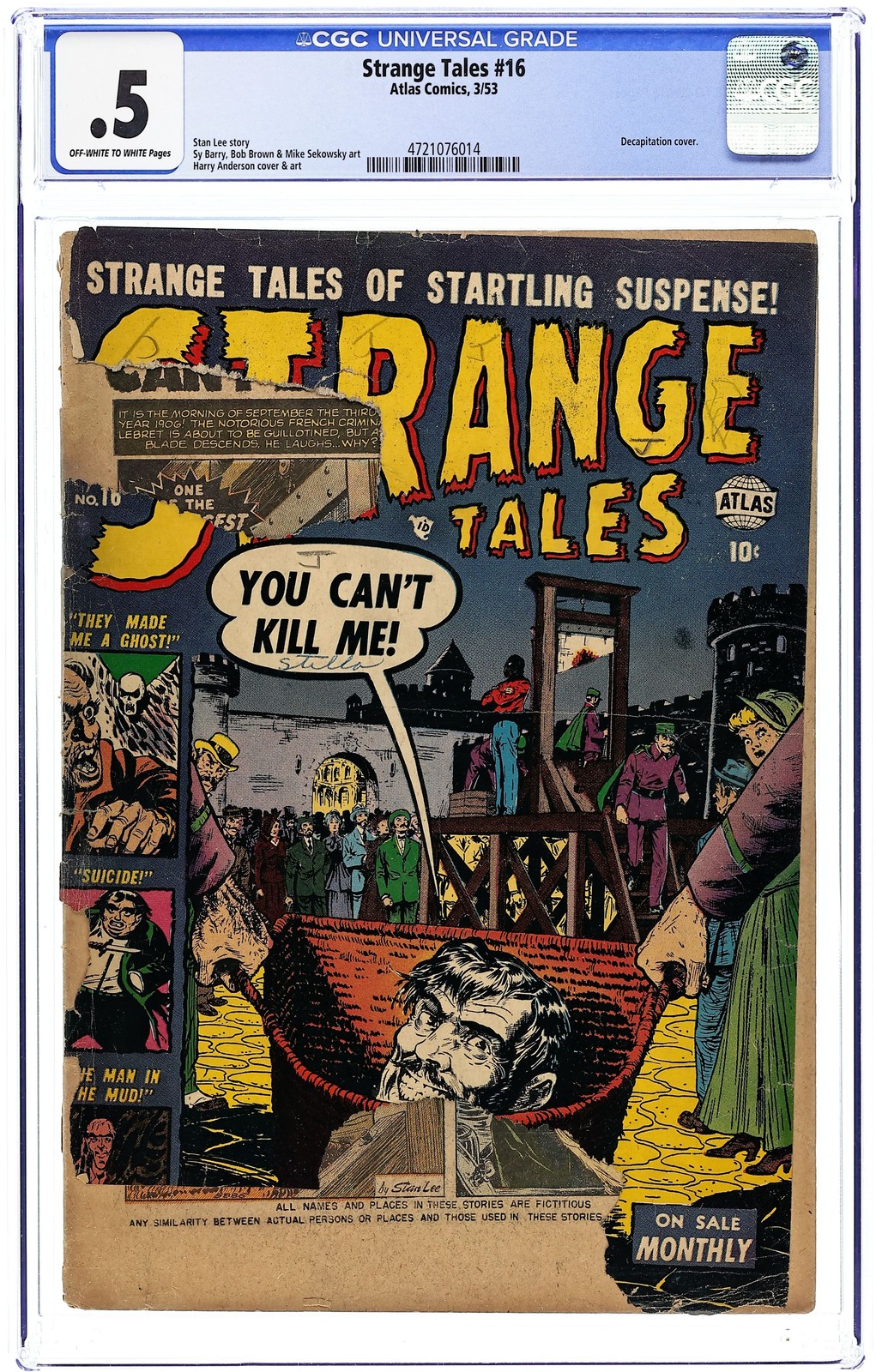 Strange Tales #16 CGC 0.5 1953 4721076014