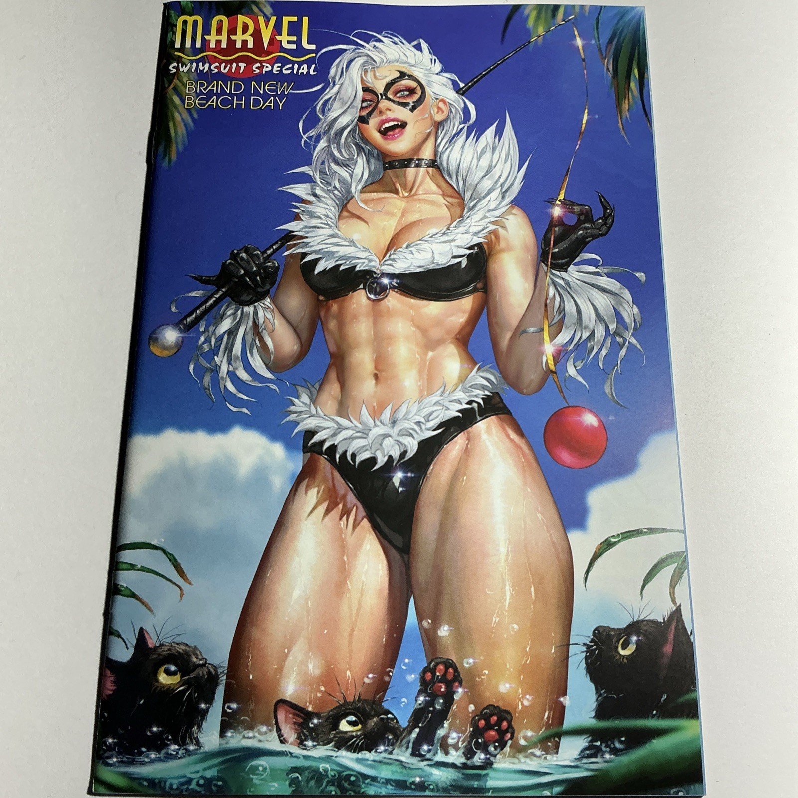 Marvel Swimsuit Special Beach Day Eom SDCC 2026 Black Cat TRADE Variant NM Comic Marvel Swimsuit Special Beach Day Eom SDCC 2026 Black Cat TRADE Variant NM Comic