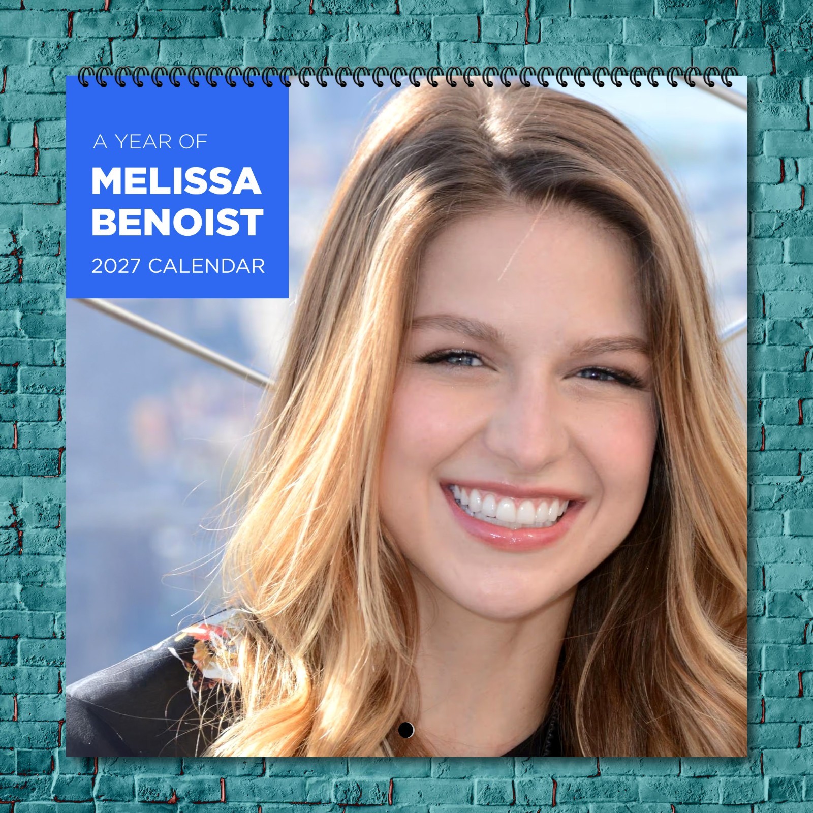 Melissa Benoist 2027 Wall Calendar 12 Month Celebrity Photo Fan Collectible