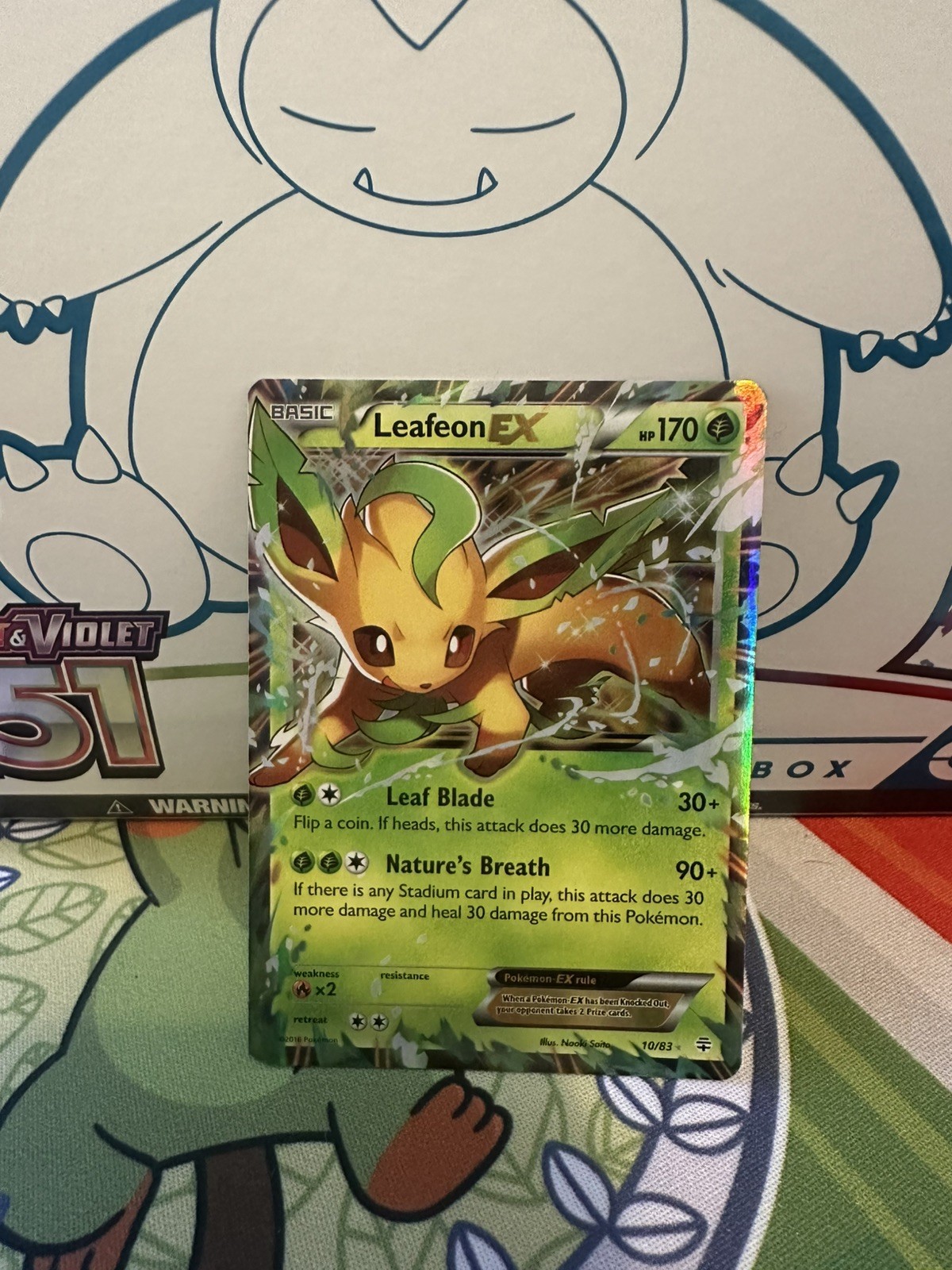 Leafeon EX 10/83 Generations Pokemon Holo MP