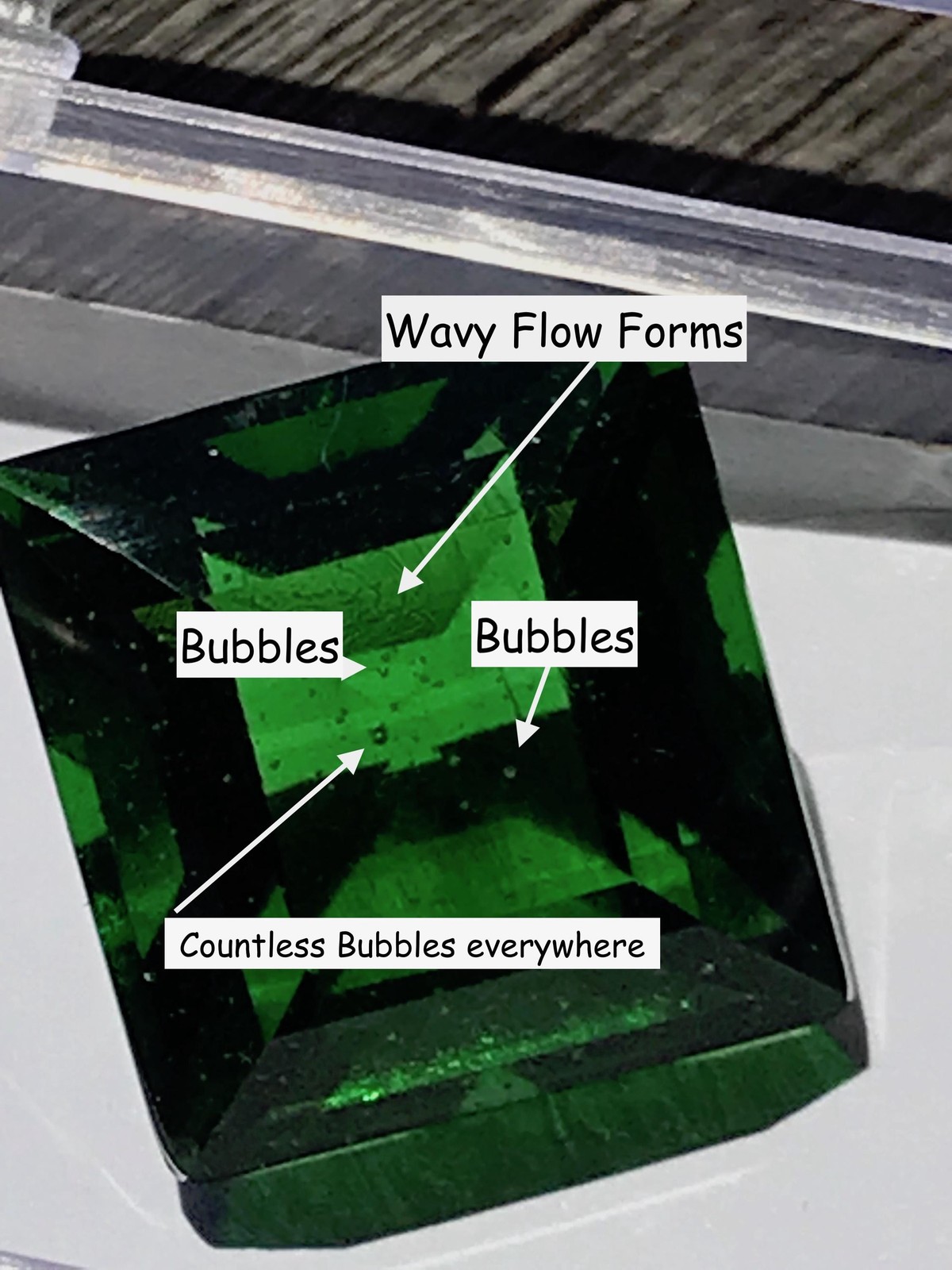 Moldavite gemstone 16.5 ct step square cut 15.5x14.8 x10.7 mm moldavite~the Moldavite gemstone 16.5 ct step square cut 15.5x14.8 x10.7 mm moldavite~the