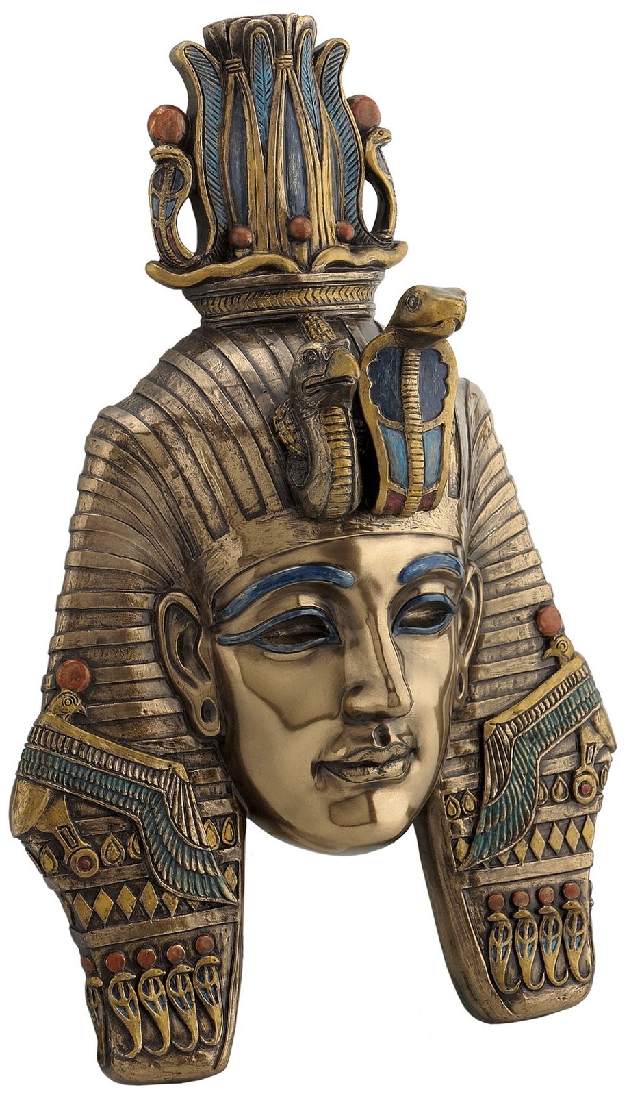 UNICORN STUDIO King TUT Tutankhamum Mask Egyptian Pharaoh Wall Plaque Sculpture