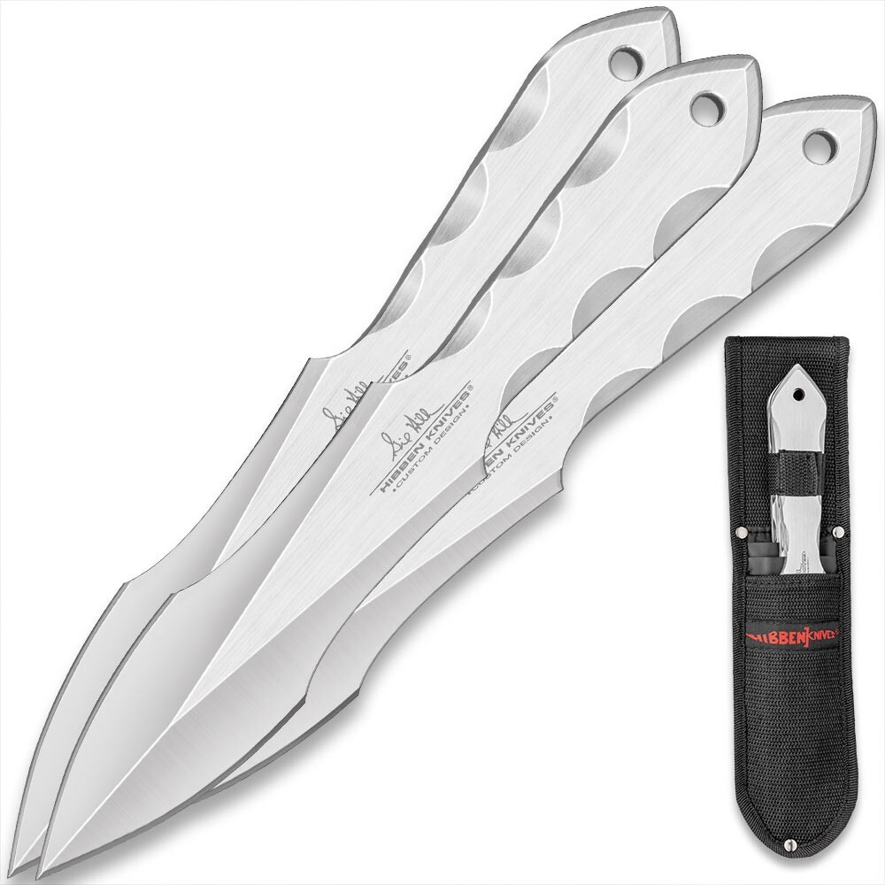 GIL HIBBEN Champion Three-Piece Throwing Knife Set | Double-Edged | 11 GIL HIBBEN Champion Three-Piece Throwing Knife Set | Double-Edged | 11