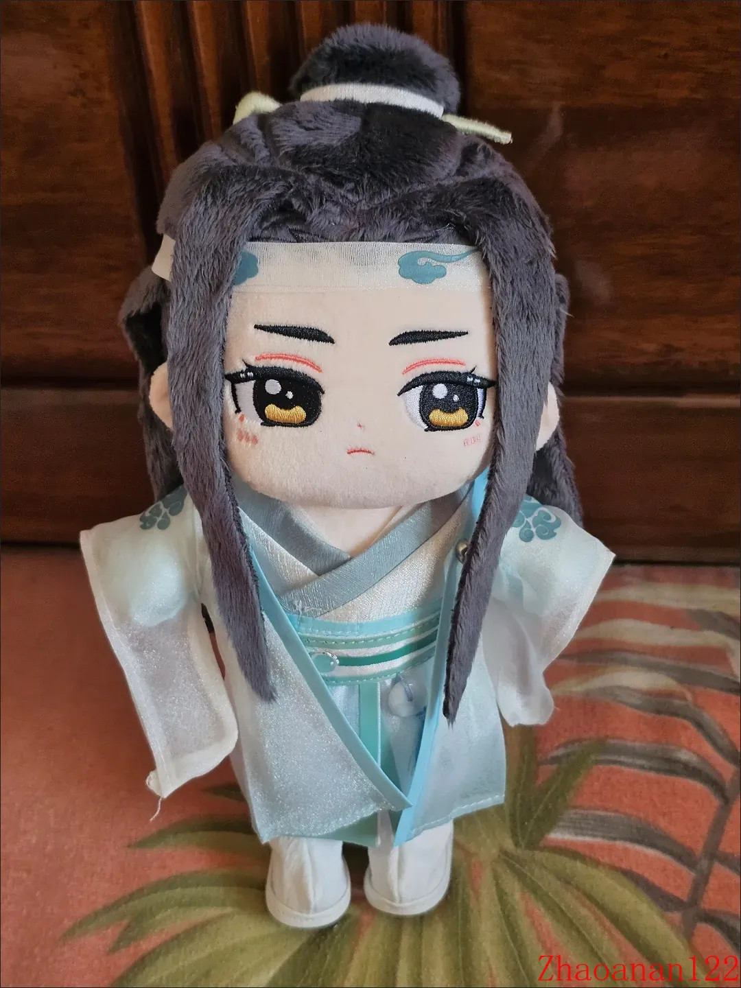 Official MDZS Lan Wangji Plush Doll Anime Character 20cm Stuffed Toy Gift New