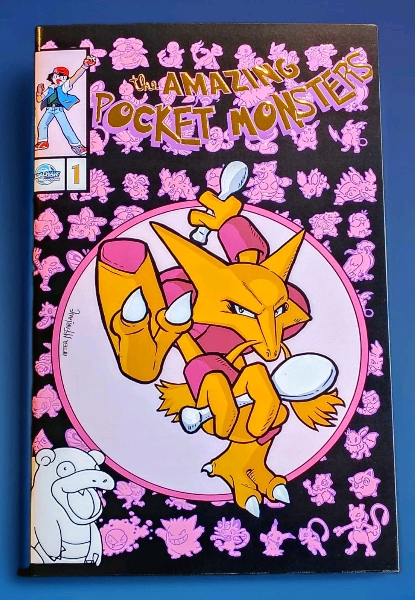 Amazing Pocket Monsters Alakazam Homage Matthew Waite + COA #97/151