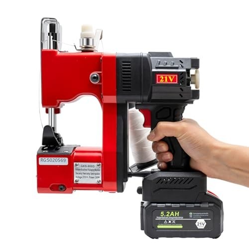 SDRTOP Battery Bag Sewing Closing Machine Brushless Motor Cordless Portable B...