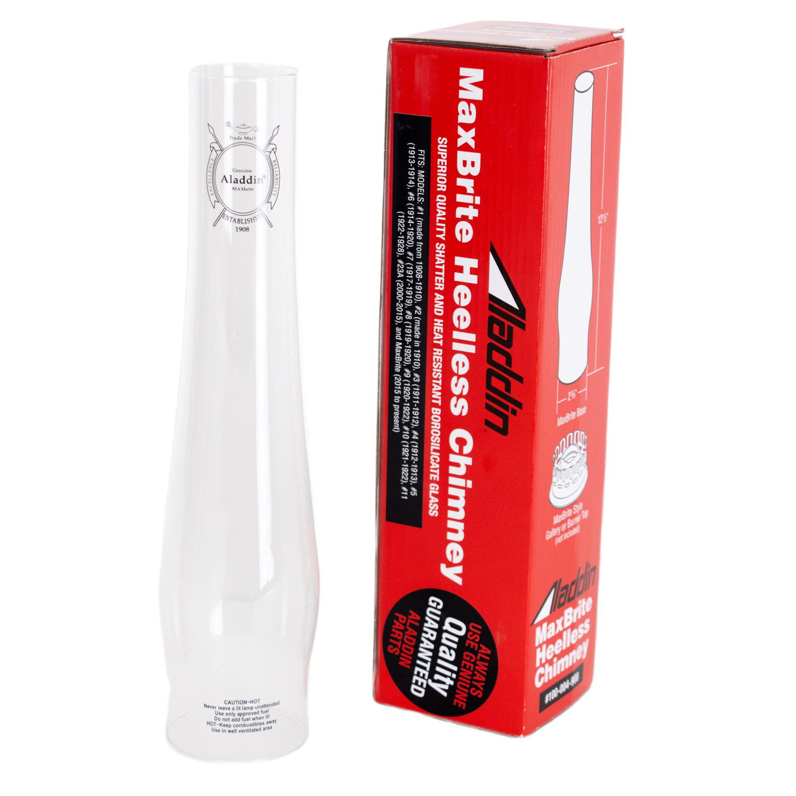 Aladdin MAXbrite Heel-less Lamp Chimney Aladdin MAXbrite Heel-less Lamp Chimney