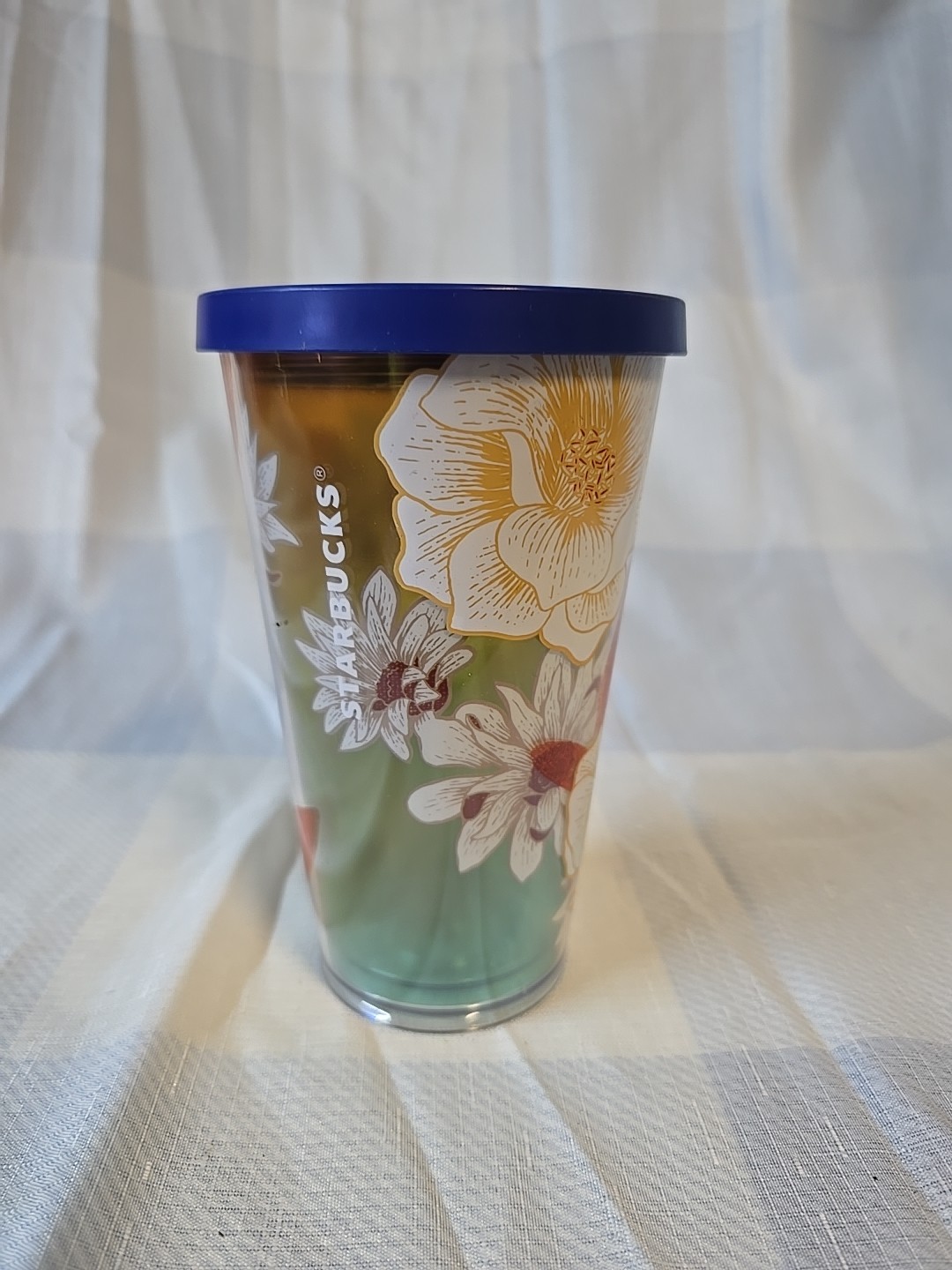 NWT Starbucks Tumbler 2019 Summer Terracotta Desert Cactus Blossom Cold Cup 16oz