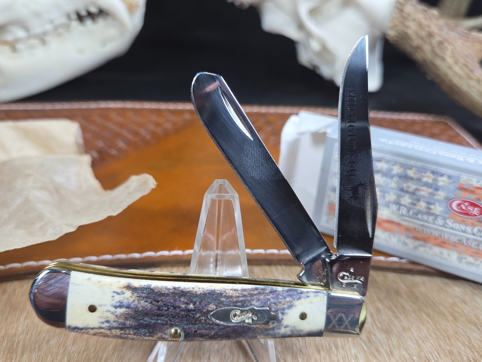 Case XX Shepherd Hills Exc Midnight Stag Mini Trapper NO 22492 (5207 SS)