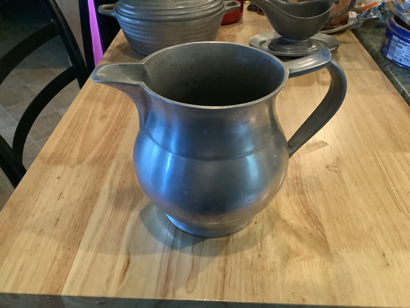 Vintage Wilton Armetale Pewter Plough Tavern Large 6\
