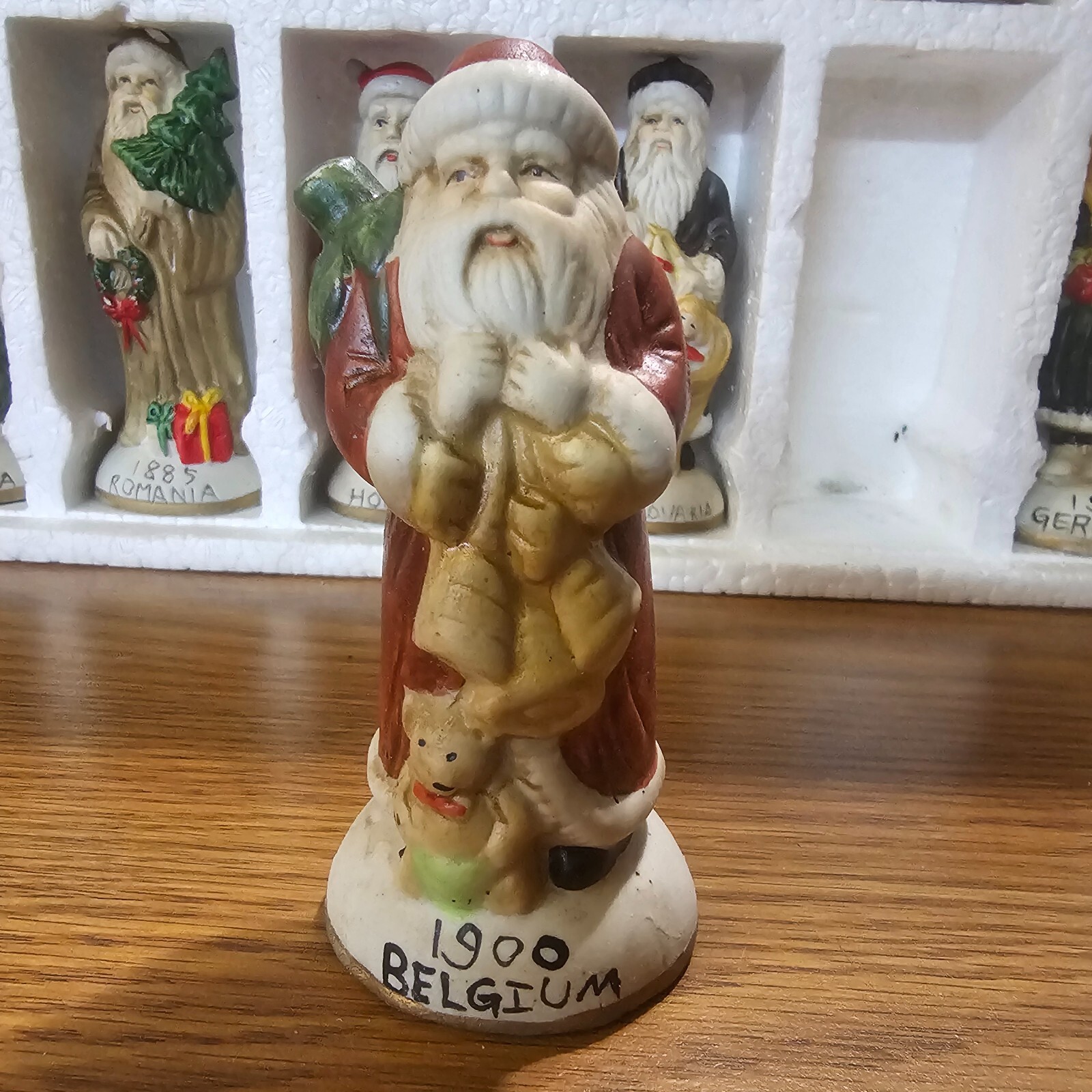 Vintage Heilig-Meyers Santas From Around The World Porcelain Figures