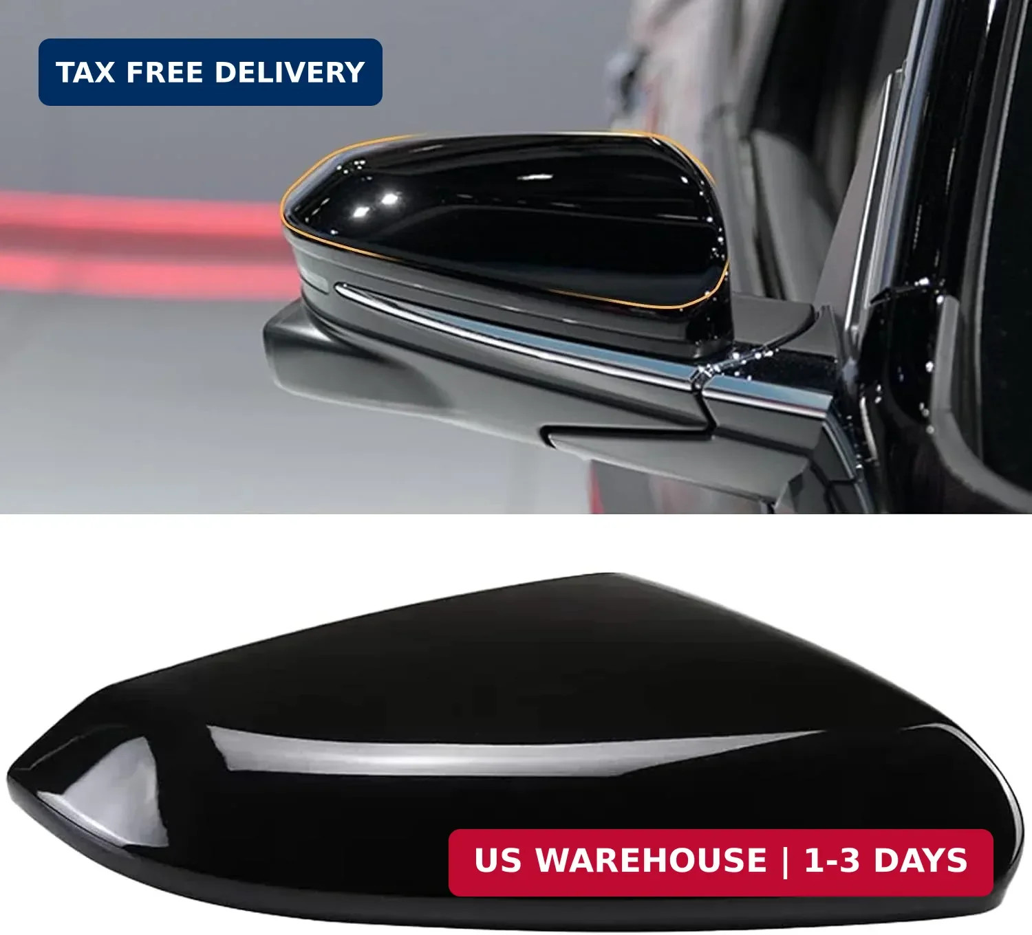 Moonlinks Compatible with 2016-2021 Honda Civic Passenger Side Mirror Cover