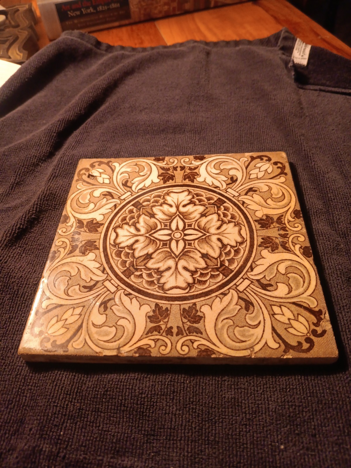 Antique  Tile Josiah Wedgwood  & Sons Etruria