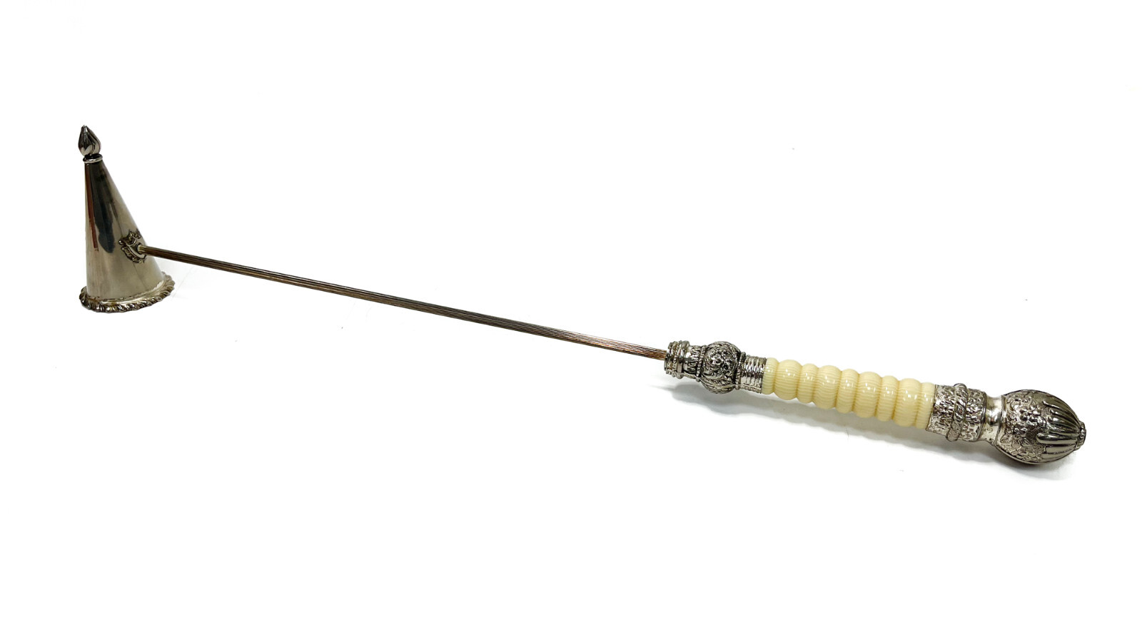 Silverplate Candle Snuffer,  2nd Half 20th Century