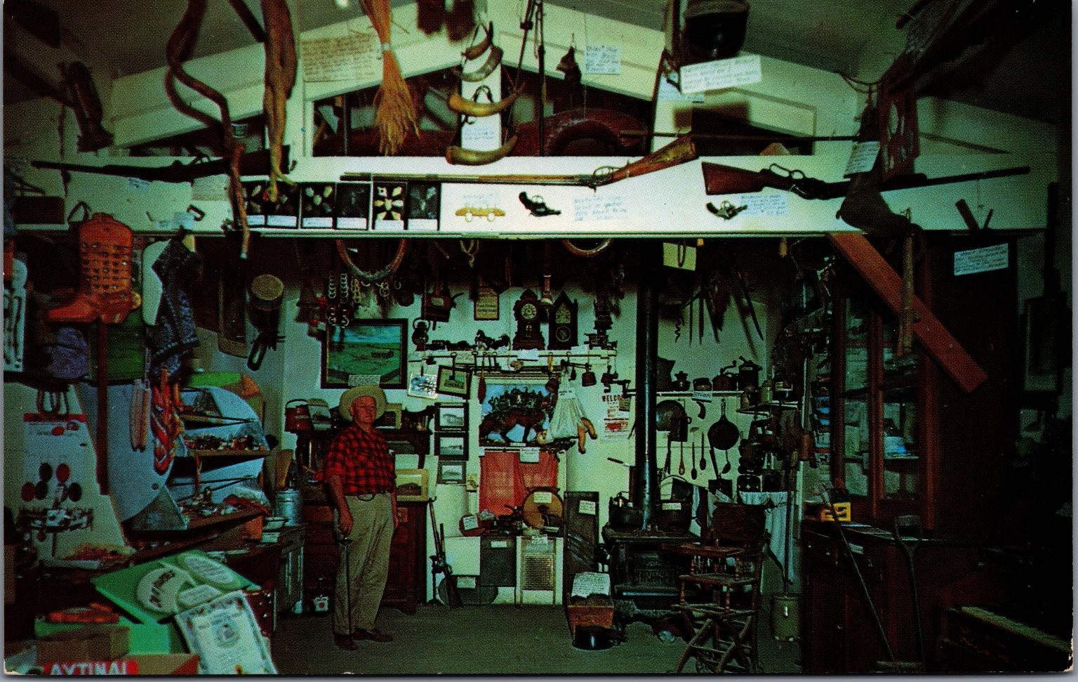 Famous Sod House Interior Colby Kansas Pioneer Museum Chrome Postcard Famous Sod House Interior Colby Kansas Pioneer Museum Chrome Postcard