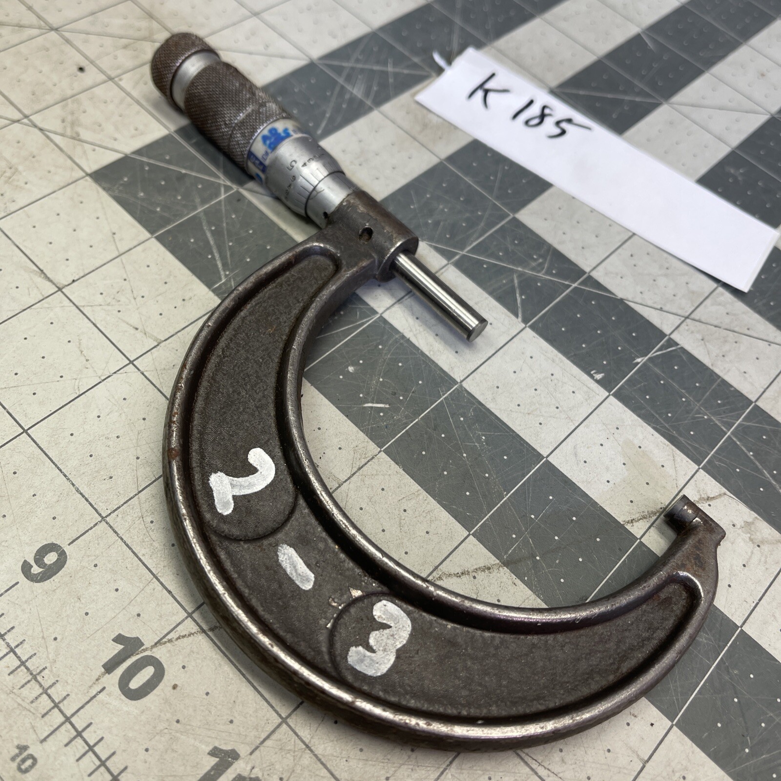 Brown Sharpe Outside Micrometer 2-3”   (k185
