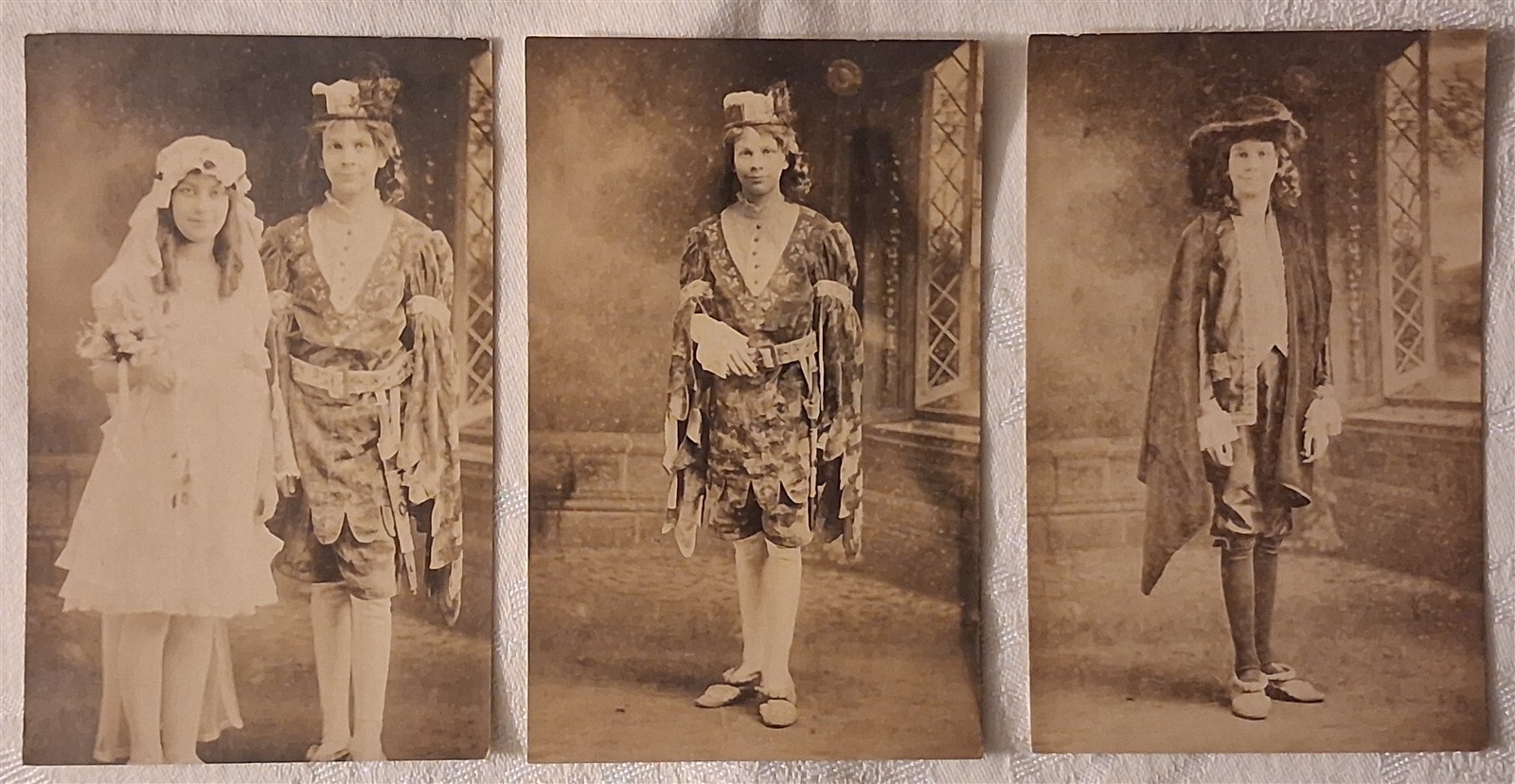 1922 RPPC Snow White Seven Dwarfs Salem OH Jr High School Play Photo Lot 3 1922 RPPC Snow White Seven Dwarfs Salem OH Jr High School Play Photo Lot 3
