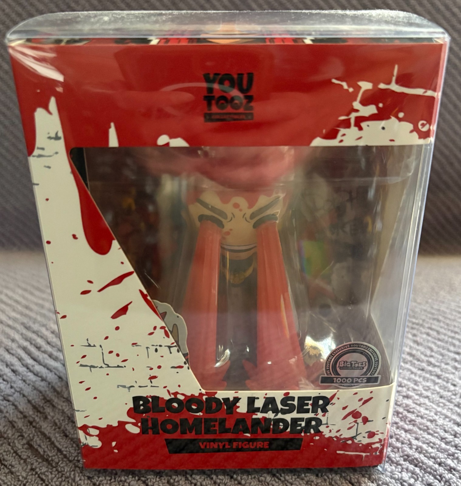 Youtooz Bloody Laser Homelander Big Toes Exclusive LE 1000 Pcs Youtooz Bloody Laser Homelander Big Toes Exclusive LE 1000 Pcs