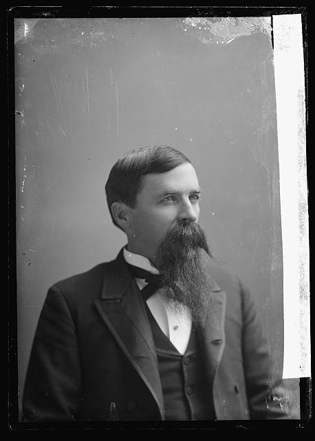 Photo:C.P. Barrett Portrait Victorian Era Man Beard Cabinet Photo
