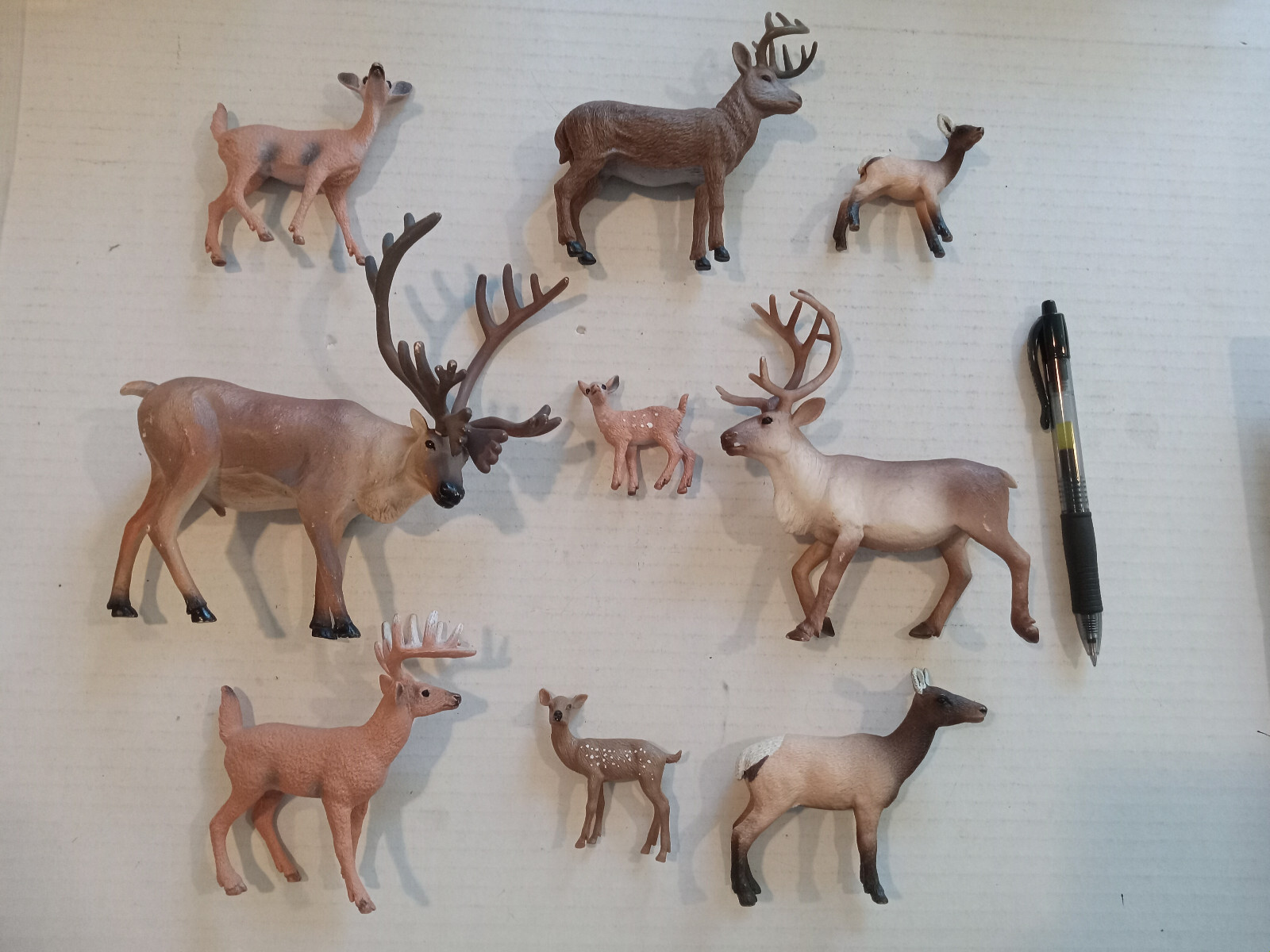 Deer Big LOT Figurines Forest Animal Tree House Kids Wildlife Deer Big LOT Figurines Forest Animal Tree House Kids Wildlife