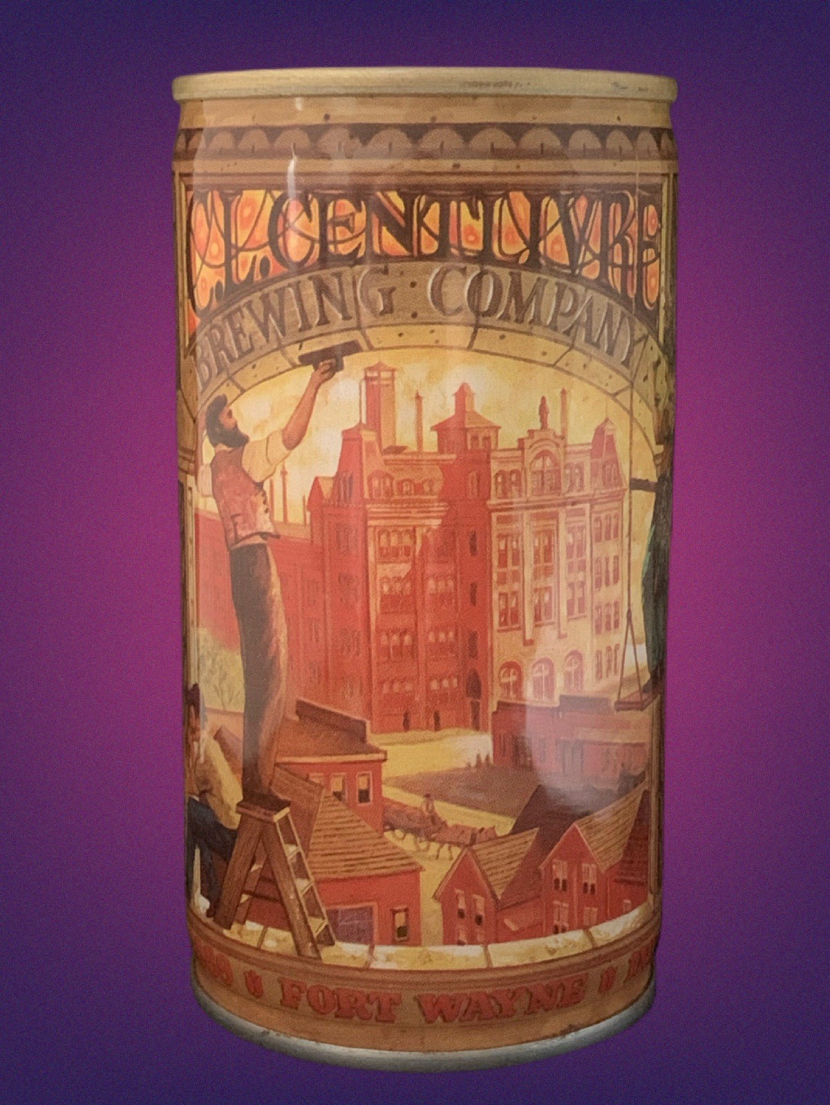 Vintage Beer Can C.L. Centlivre Fort Wayne IN American Brewers Historical Empty