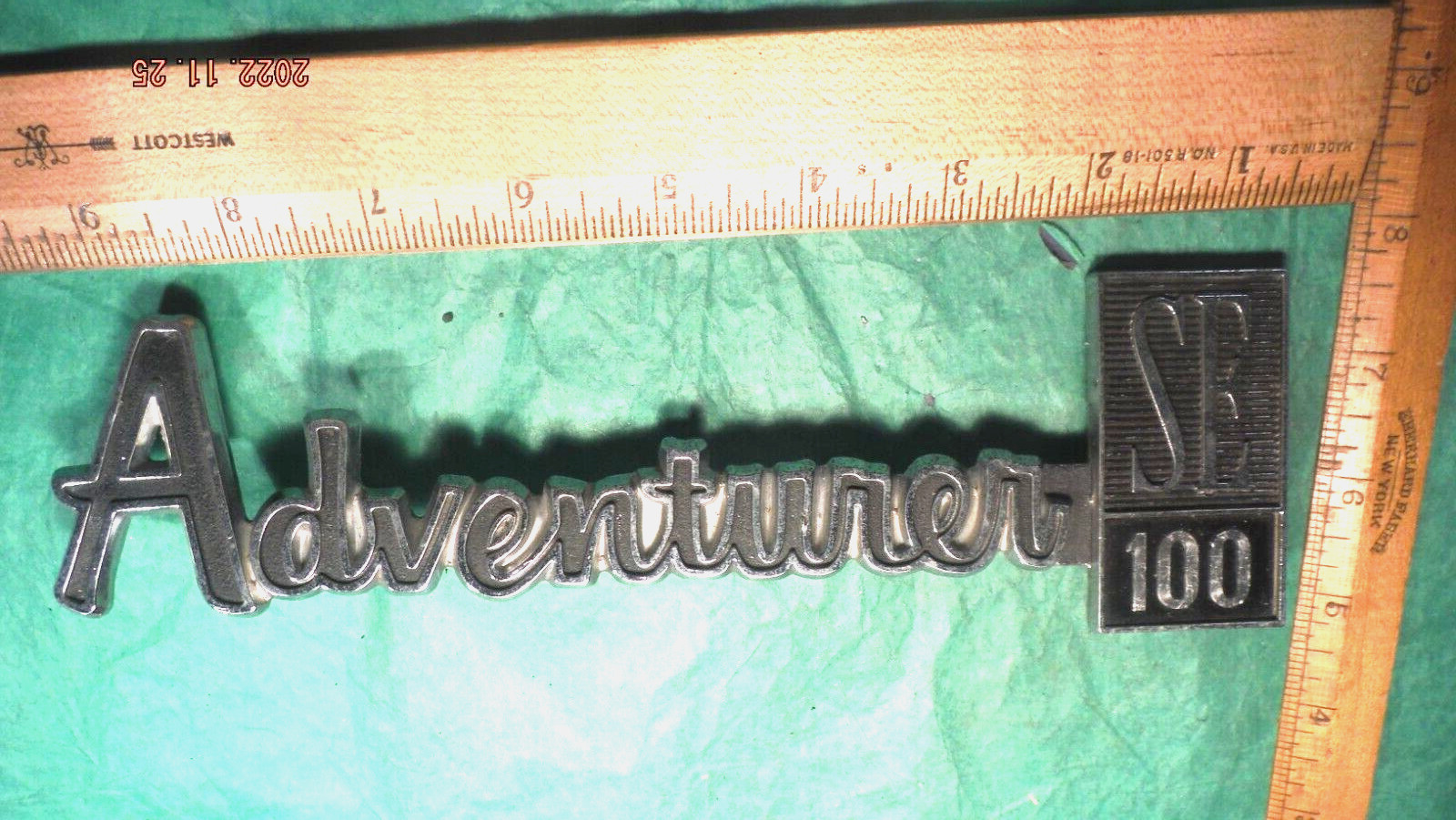 BN14 Dodge Adventurer SE 100 Fender Emblem Vtg 1977-80 #4033340 ADVENTURER SE100