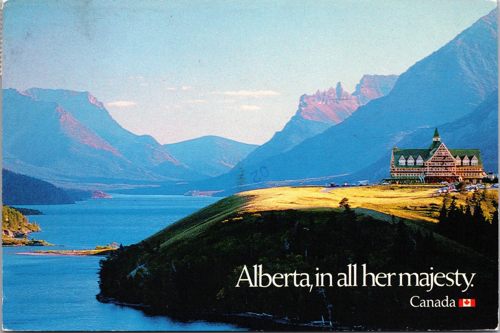 Vintage Postcard Alberta Prince of Wales Hotel Waterton Lakes National Park