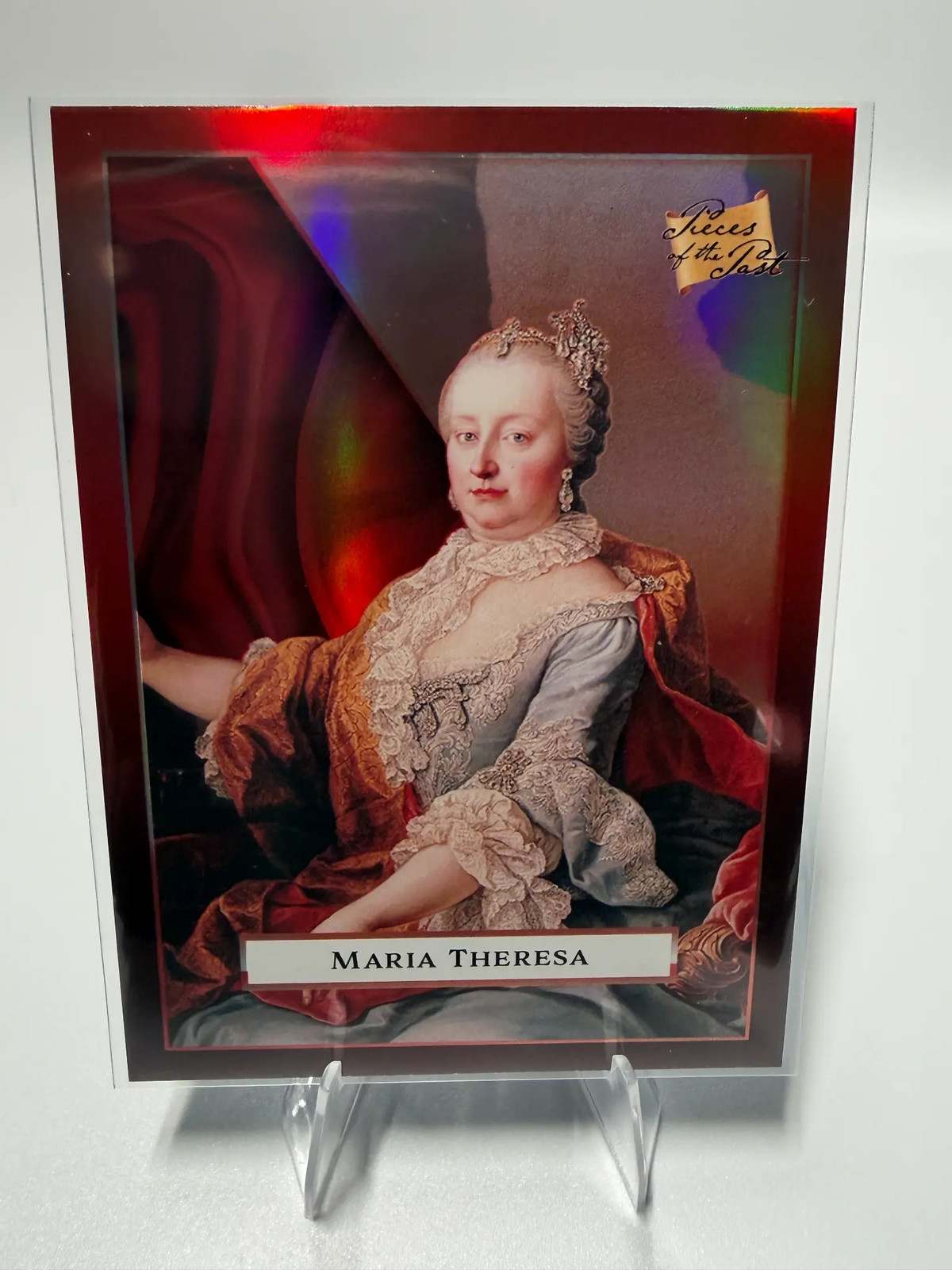 2026 Pieces Past Maria Theresa #237 Red Parallel 016/100