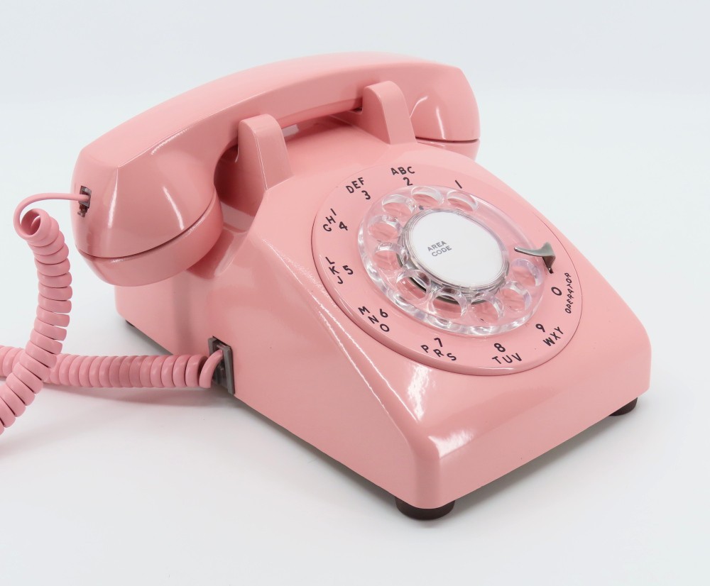 Pink Western Electric 500 Desk Telephone - Full Restoration Pink Western Electric 500 Desk Telephone - Full Restoration