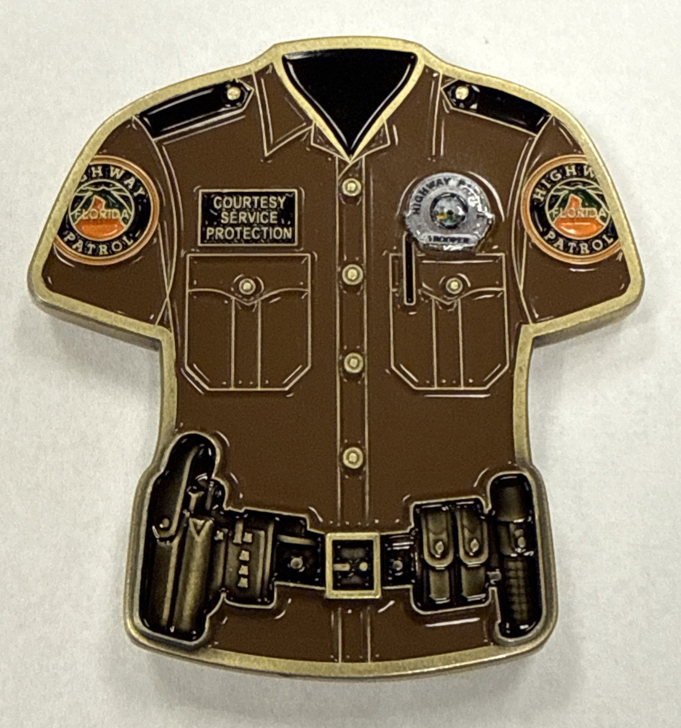 Florida Highway Patrol Troop K Turnpike Challenge Coin