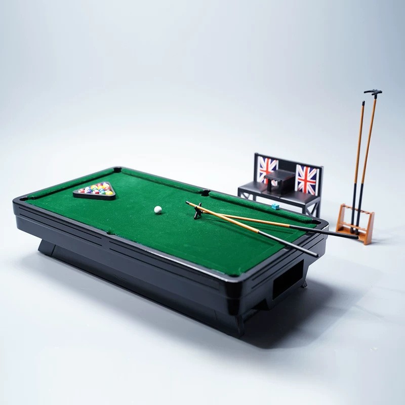 Mmmtoys M2111 Billiard Table 1/12 Collectible Statue Scene Model For 6\'\' Figure