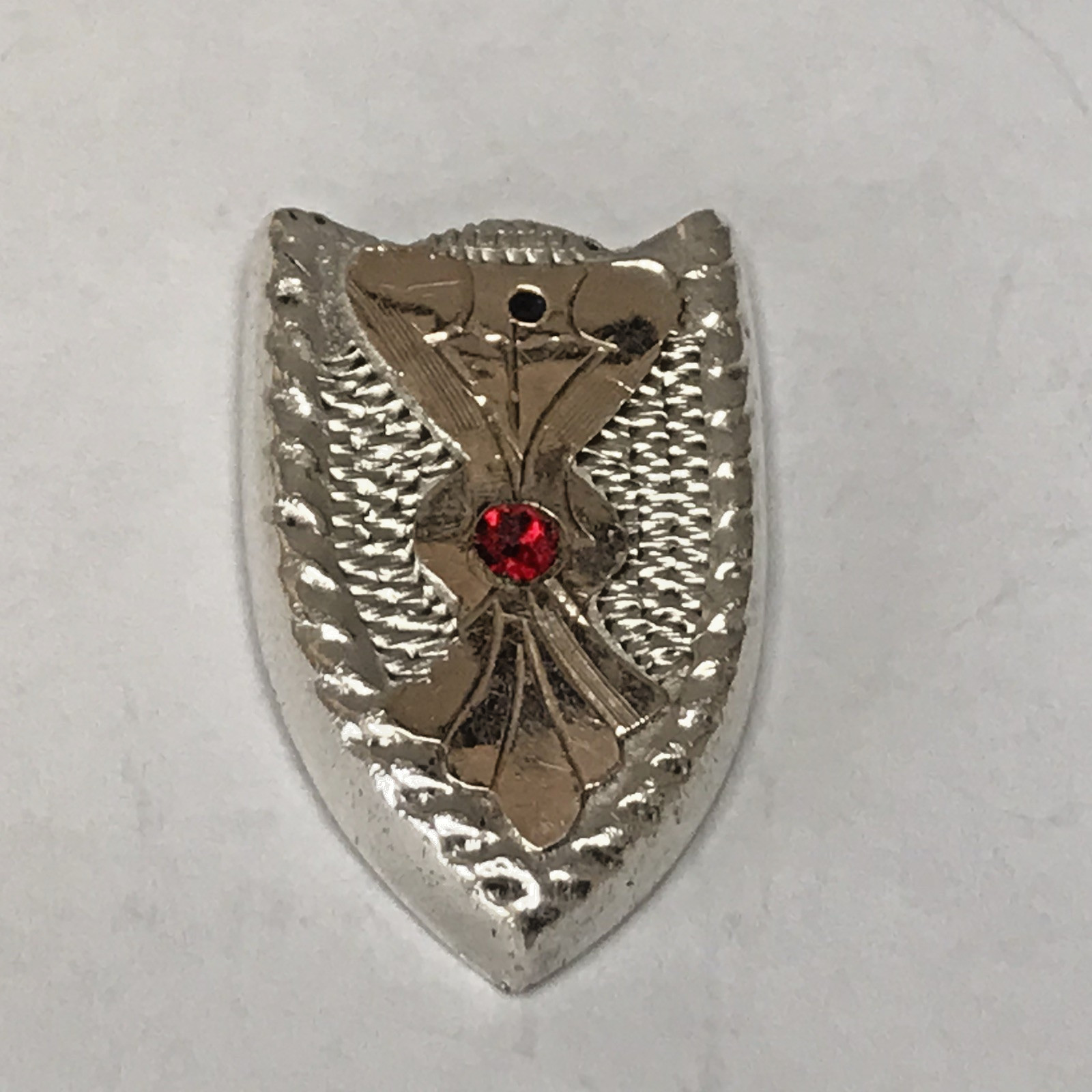 .75” 925 Sterling Silver Western Belt Tip 7.94grams (SS88)