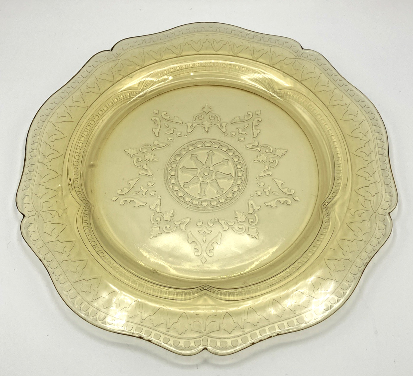 Federal Glass Amber Patrician \
