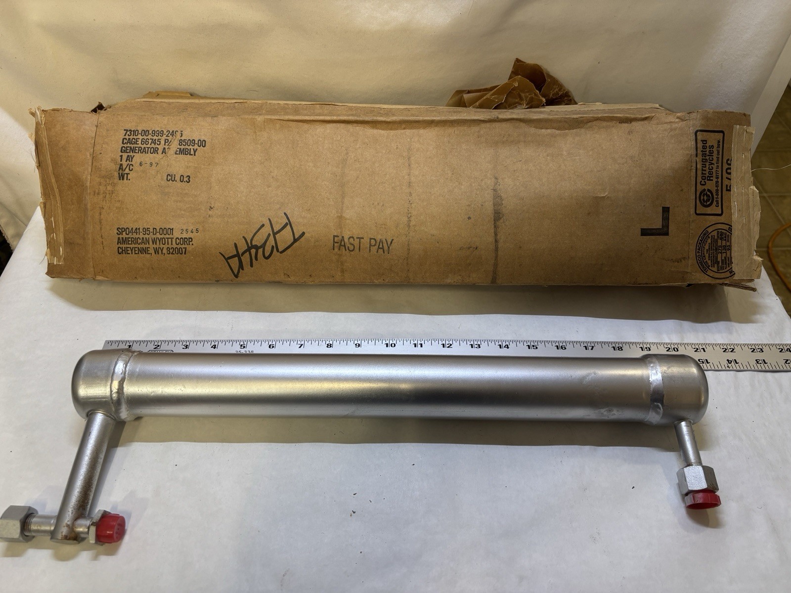 Generator Assembly for M2 M59 US Military Stove Burner 7310-00-999-2495 New