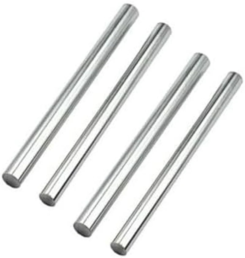4 Pcs Pure Zinc Rod 100mm x 10mm High Purity Round Anode Bar Electroplating