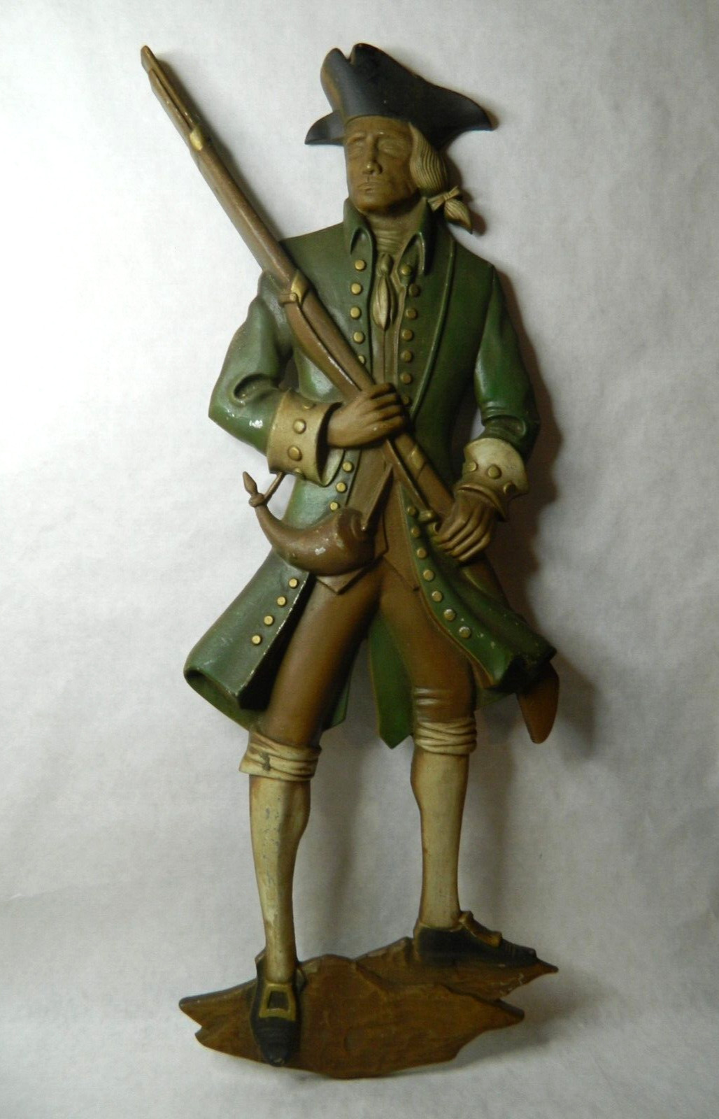 Vintage Sexton Cast Metal Continental Soldier Wall Art 20\'. BB5