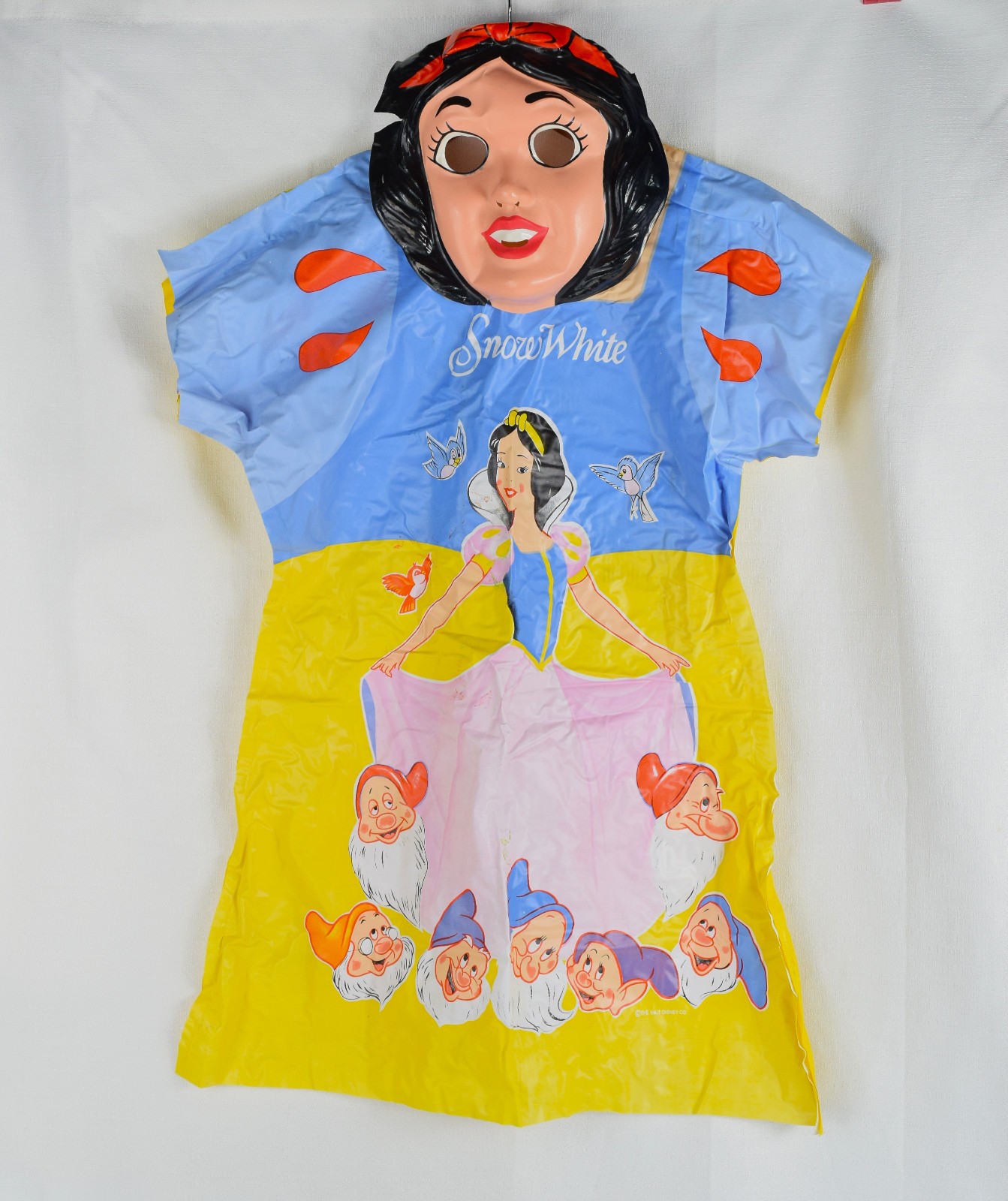 Vintage 1980s Halloween Kids Childrens Costume With Mask Snow White