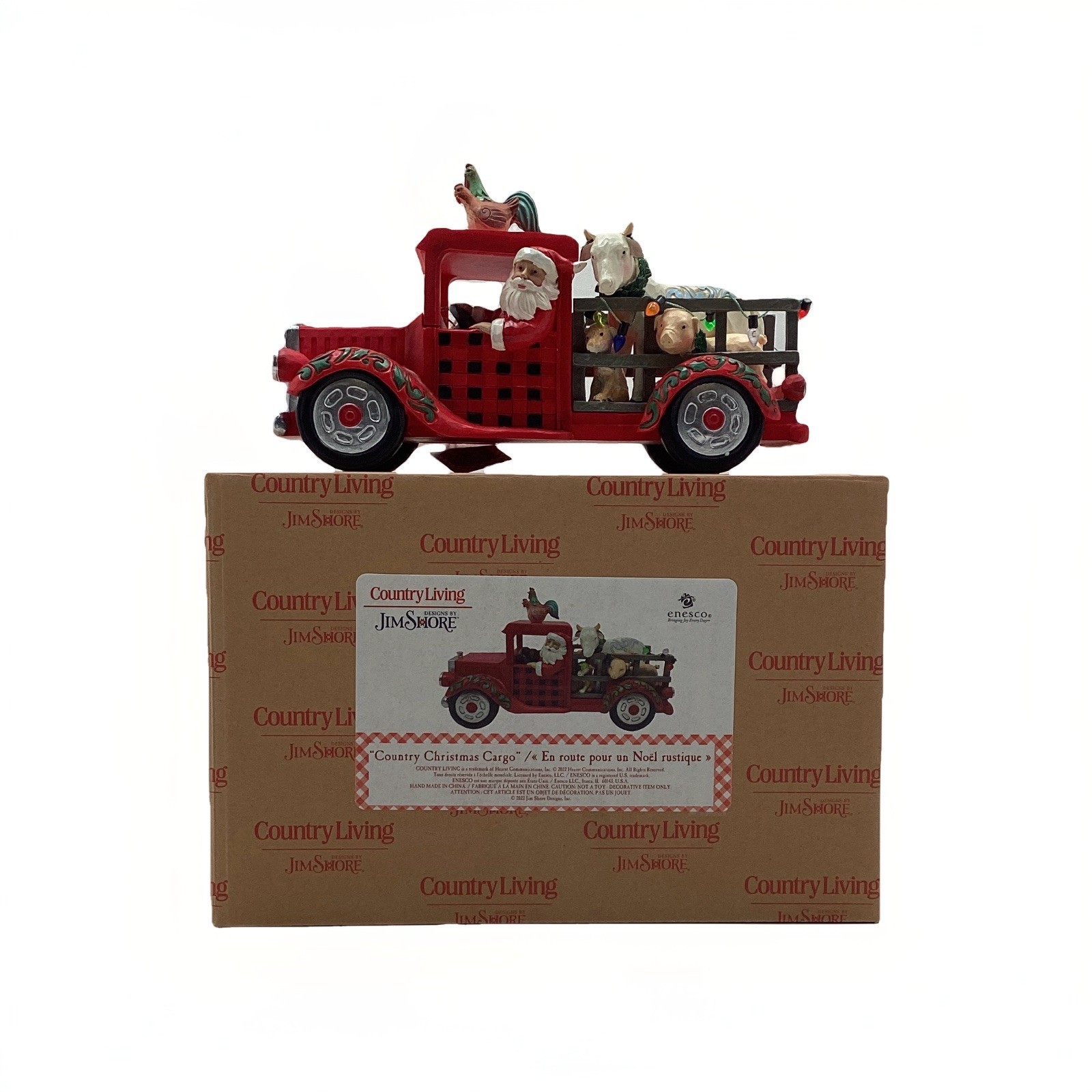 Country Living by Jim Shore, Country Christmas Cargo, Santa In Truck 6011739 New