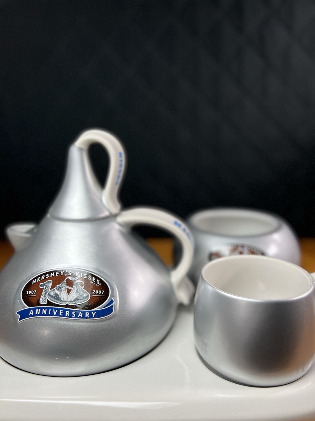 Hershey's kisses 100 year anniversary hot cocoa serving set NEW  limited ed