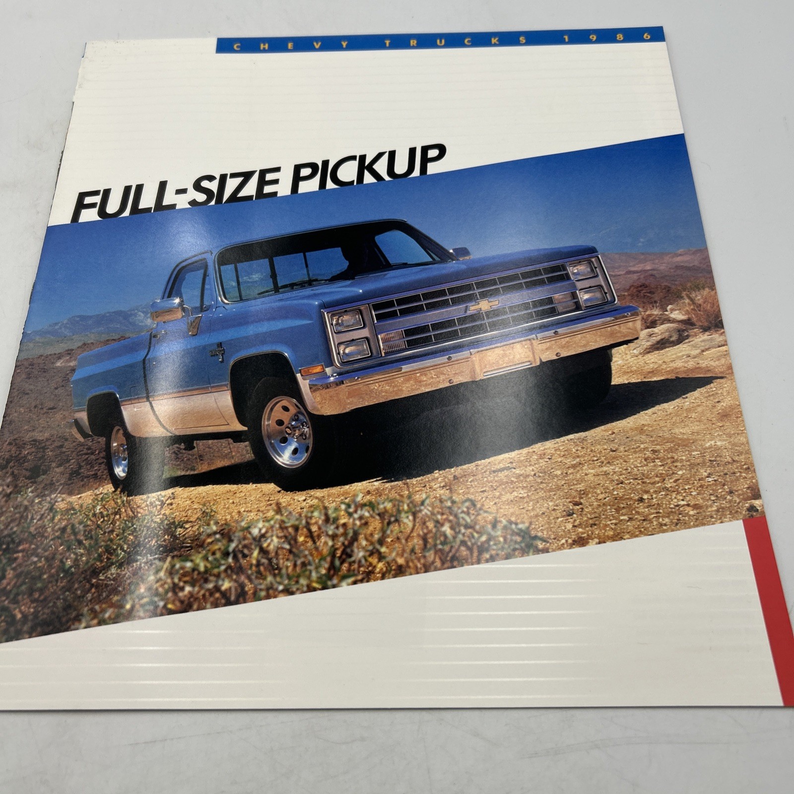 1986 Chevy Trucks Full-Size Pickup Original Brochure