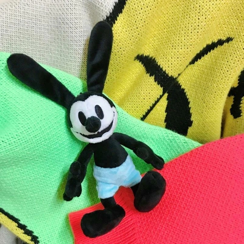 Disney Plush toy Oswald The Lucky Rabbit 15cm Gift keychain Keyring