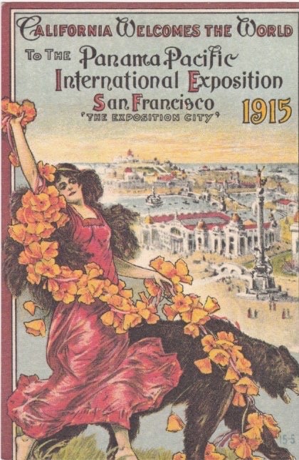 1915 Pan Pacific International Exposition-SAN FRANCISCO, California