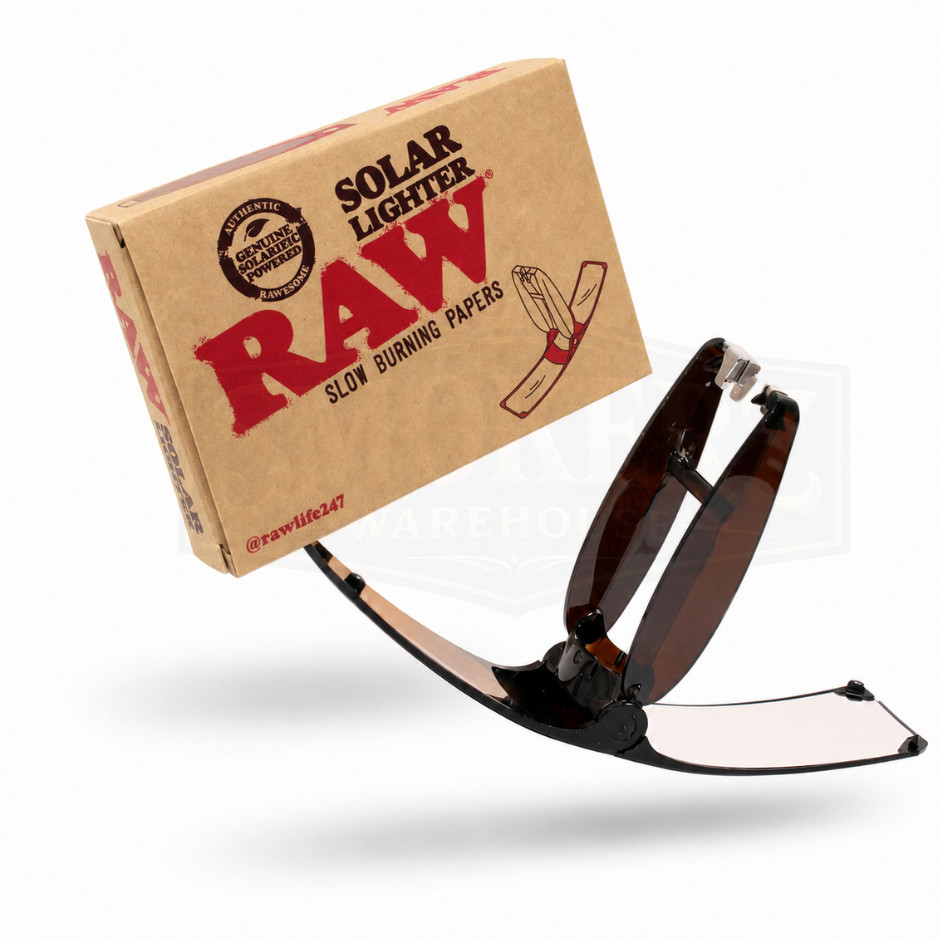 New RAW Solar Lighter Sun Power Portable Folding Mirror Smoking Accessory Tool