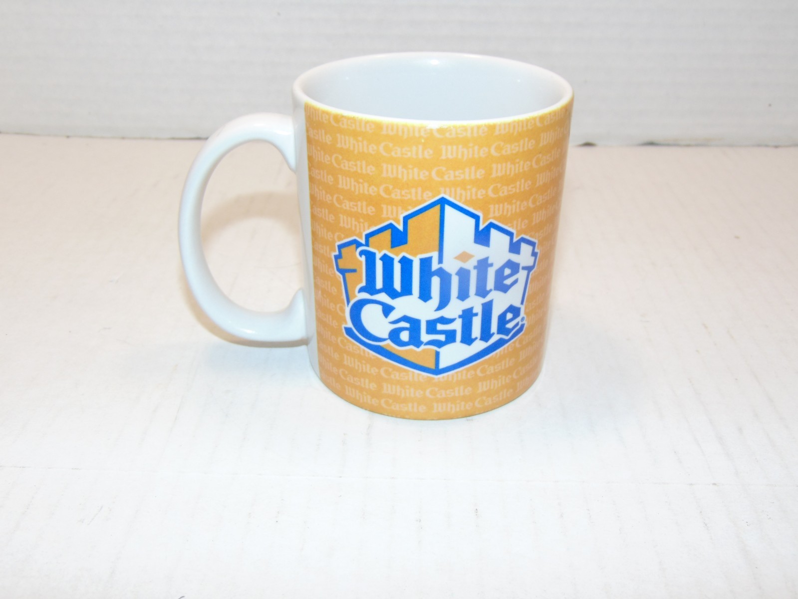 Vintage Yellow/ orange White Castle Coffee Mug Vintage Yellow/ orange White Castle Coffee Mug