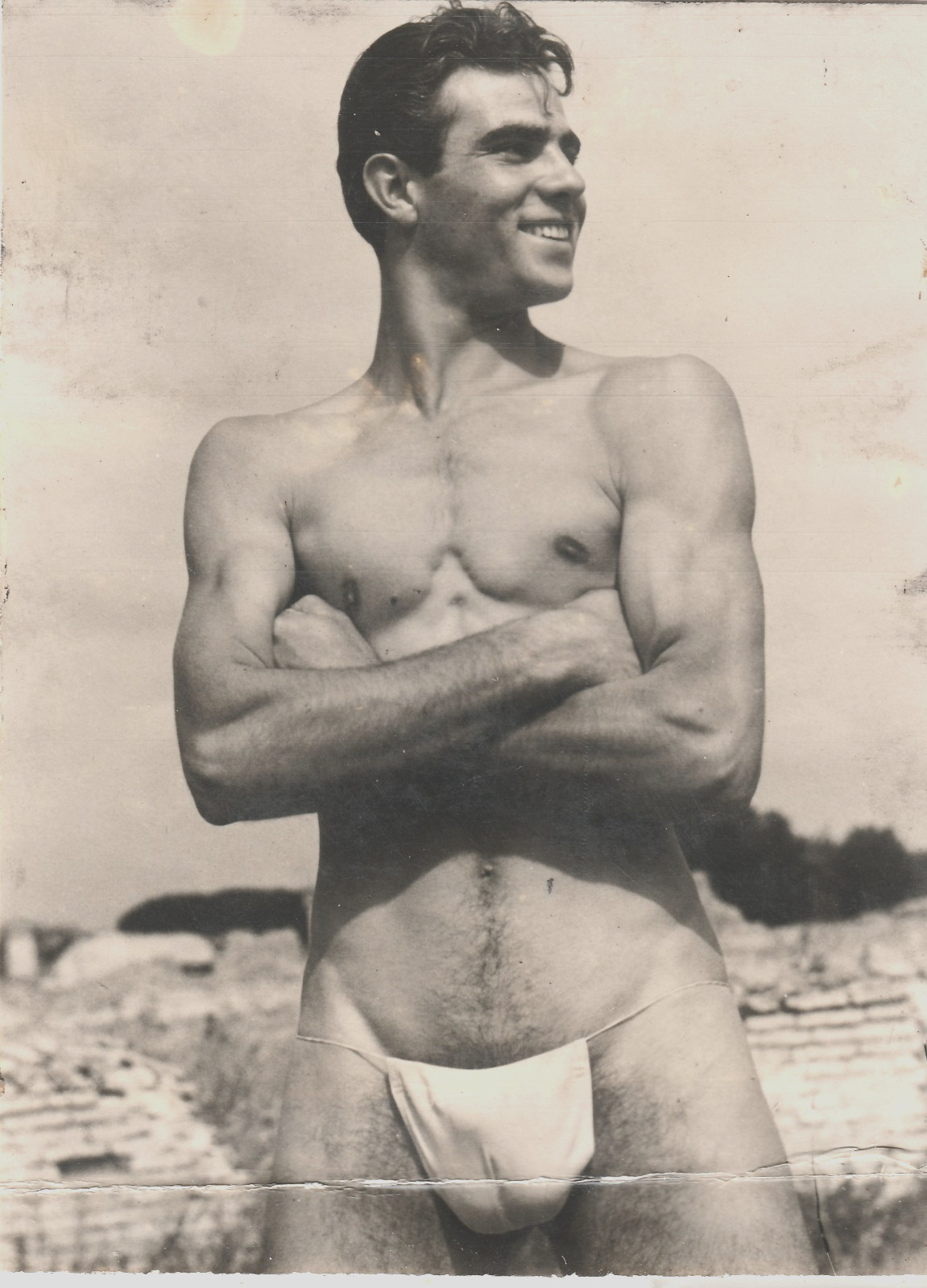 Gay Interest - Vintage   Male Physique Photos  ATHLETIC MODEL GUILD  3 x 4\